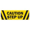 Signmission Caution Step Up 18in Non-Slip Floor Marker, 16" x 16", FD-2-R-16-99861 FD-2-R-16-99861